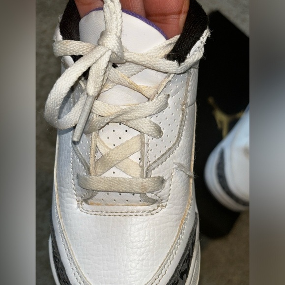 Jordan 3 RETRO (TD) Dark Iris 8C - Picture 7 of 10